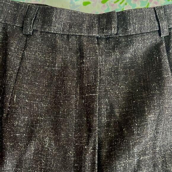 Vintage Escada Wool Pants Notched Ankles - 40 ALTERED - Picture 5 of 16